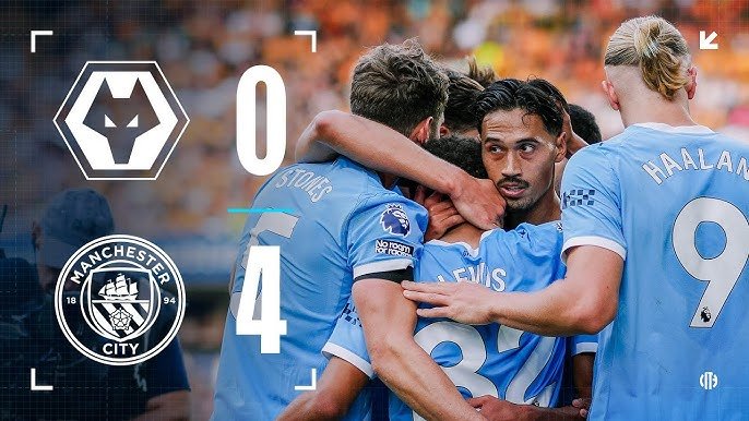 City démarre en trombe au Molineux Haaland signe un doublé Wolverhampton balayé 0-4