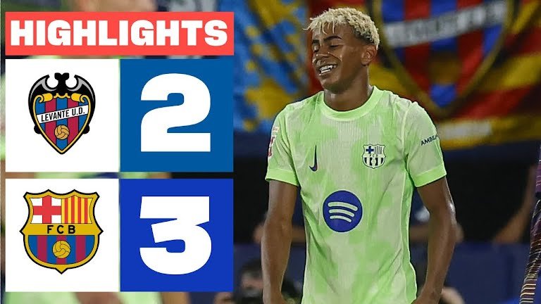 Image soccer foot pro de la partie Barca 3 - 2 Levante