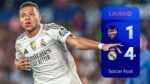 Levante – Real Madrid La Liga Real Madrid vs Levante 4-1 soccerfootpro