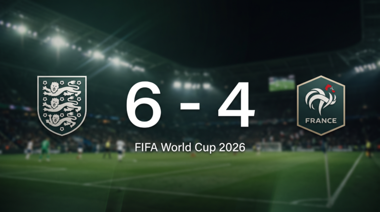 Angleterre Outguns France 6-4 in a FIFA World Cup 2026 Goal-Fest