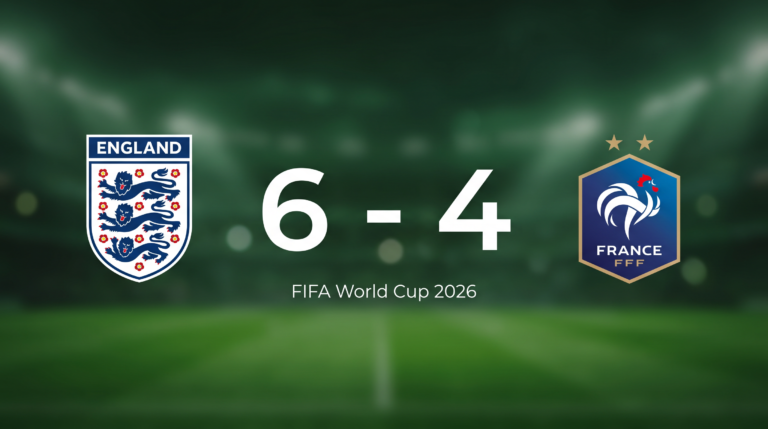Angleterre Outlast France 6-4 in a FIFA World Cup 2026 Shootout