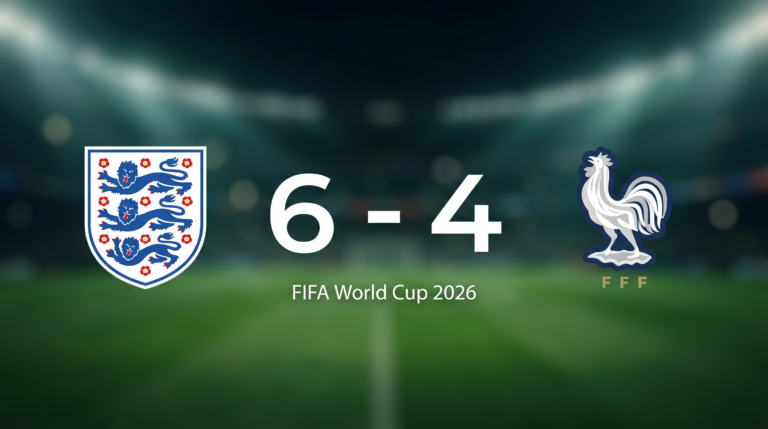 Angleterre Outguns France 6-4 in a FIFA World Cup 2026 Thriller