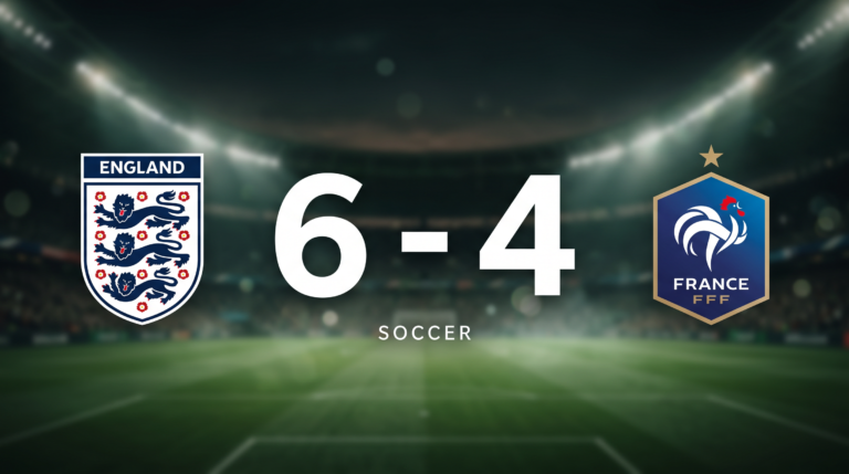 Angleterre 6-4 France: Full Match Recap