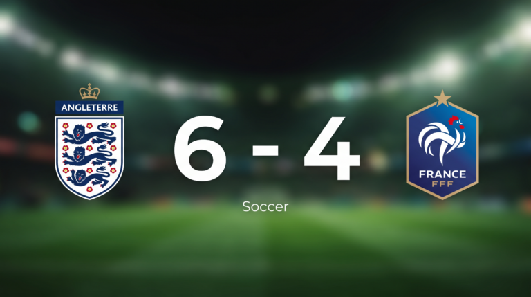 Angleterre 6-4 France: Full Match Recap