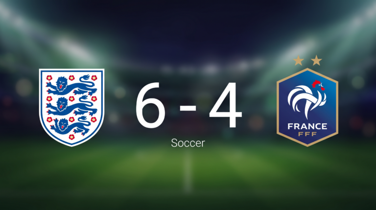 Angleterre 6-4 France: Full Match Recap