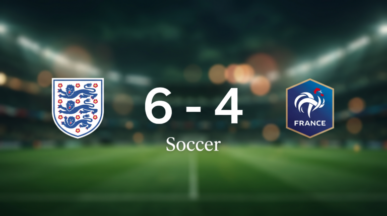 Angleterre 6-4 France: Full Match Recap