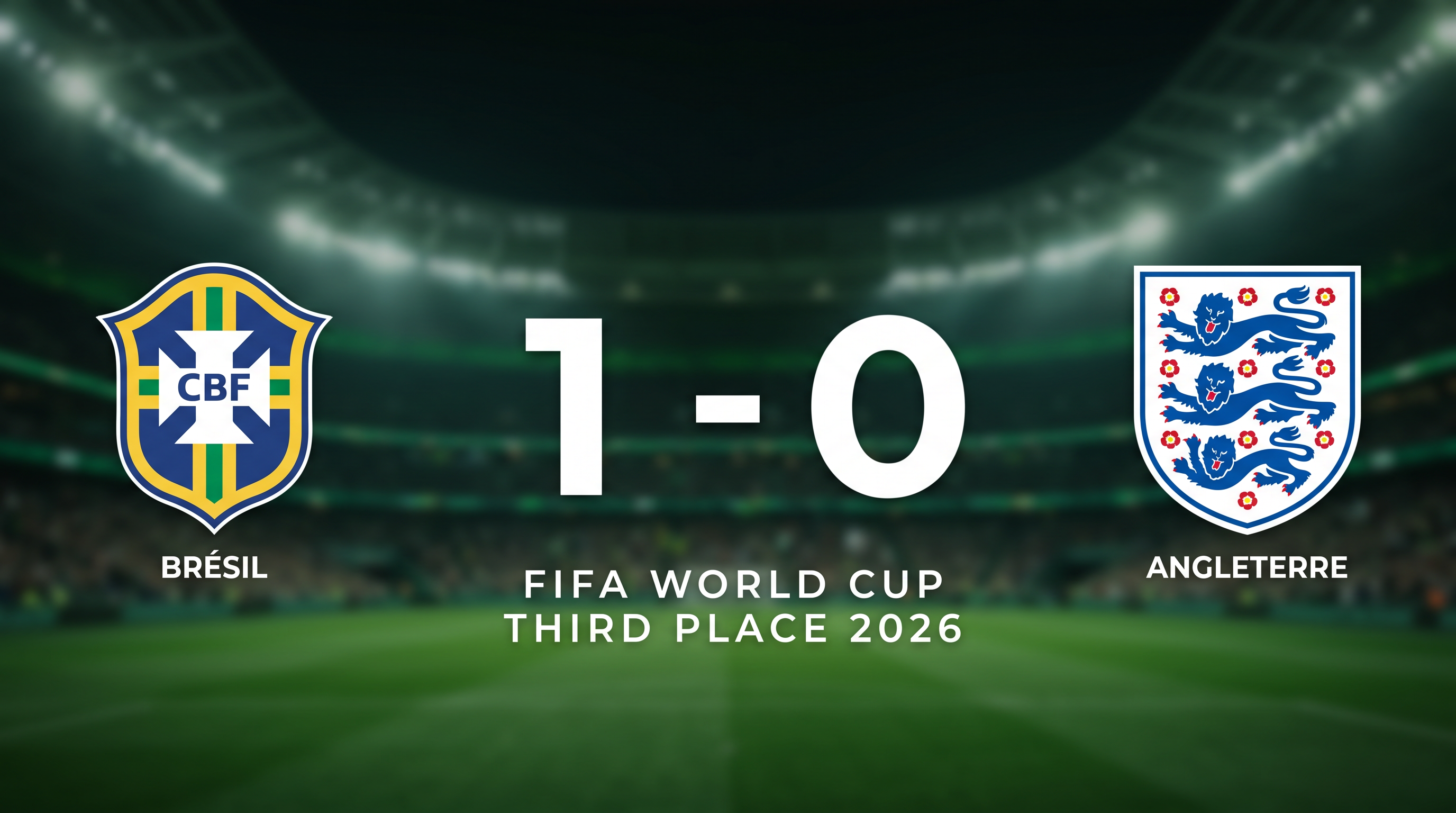 Brésil 1-0 Angleterre: Match Recap - Fifa World Cup Third Place 2026