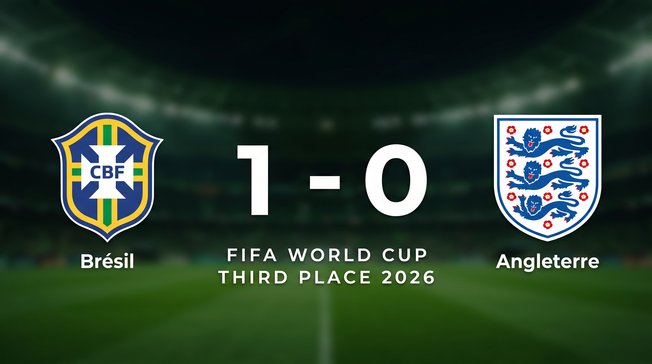 Brésil 1-0 Angleterre: Match Recap - Fifa World Cup Third Place 2026