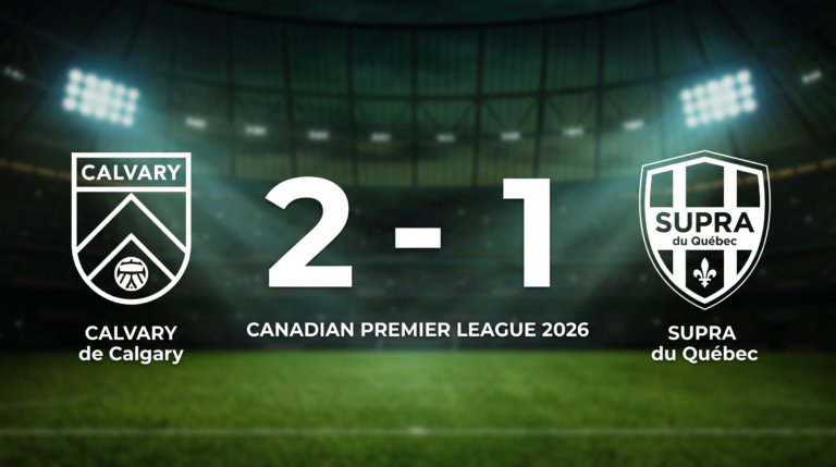 CALVARY de Calgary 2-1 SUPRA du Québec: Match Recap - Canadian Premier League 2026