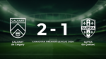 CALVARY de Calgary 2-1 SUPRA du Québec: Match Recap - Canadian Premier League 2026