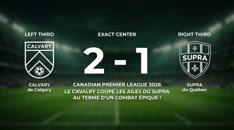 CALVARY de Calgary 2-1 SUPRA du Québec: Match Recap - Canadian Premier League 2026 LE CAVALRY COUPE LES AILES DU SUPRA AU TERME D’UN COMBAT ÉPIQUE !