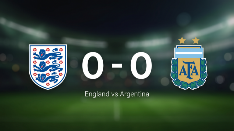 England and Argentina Play Out a 0-0 Stalemate in England vs Argentina