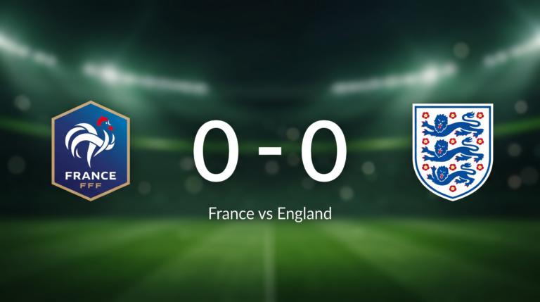 France and England Freeze the Score at 0-0 in a Tight France vs England Showdown