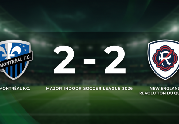Montréal F.C. 2-2 New England Revolution du Québec: Match Recap - Major indoor Soccer league 2026