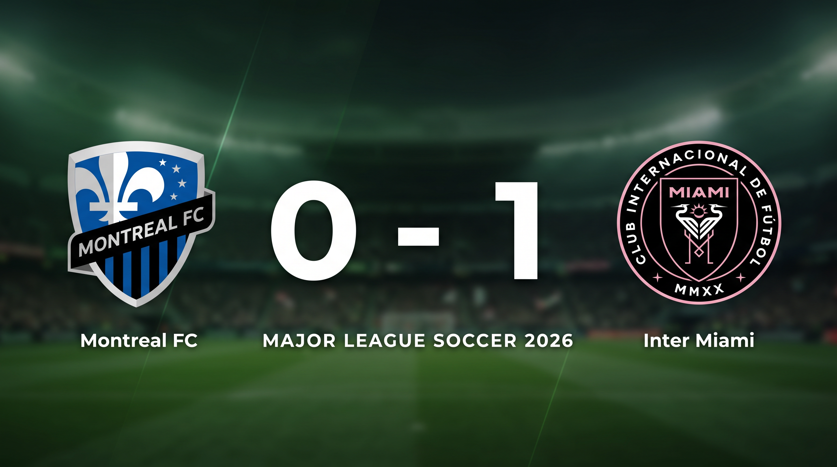 Montreal FC 0-1 Inter Miami: Match Recap - Major League Soccer 2026