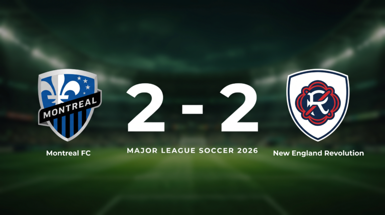 Montreal FC 2-2 New England Revolution: Match Recap - Major League Soccer 2026