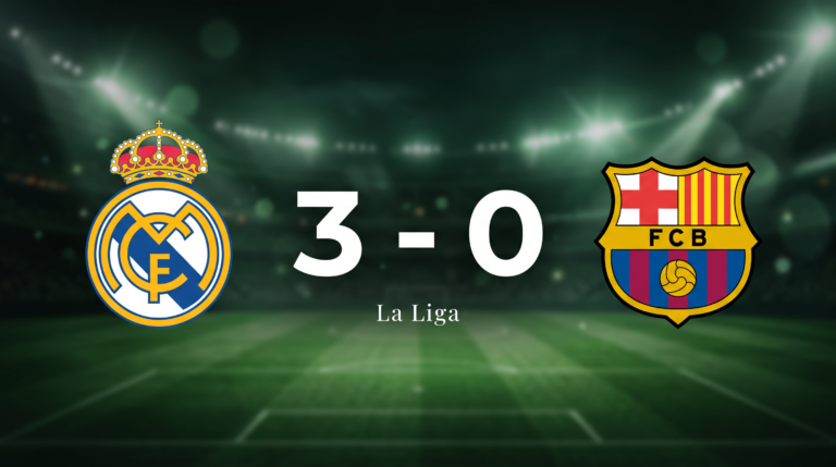 Real Madrid Crush Barcelone 3-0 in a Clinical La Liga Statement
