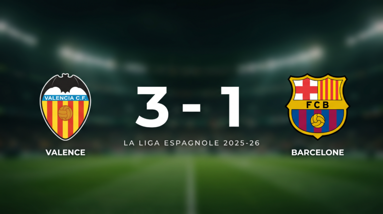 VALENCE 3-1 BARCELONE: Match Recap - La Liga espagnole 2025-26