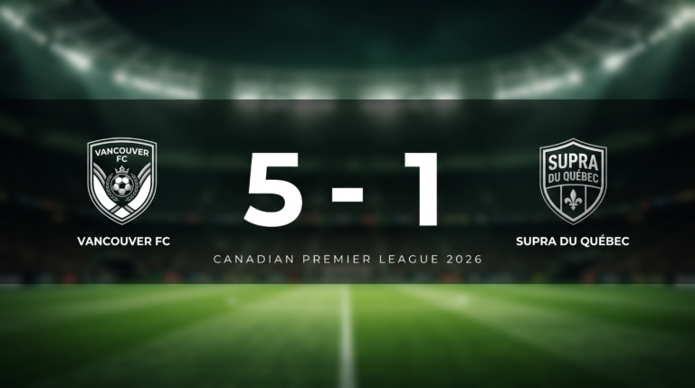 Vancouver FC 5-1 Supra du Québec: Match Recap - Canadian Premier League 2026