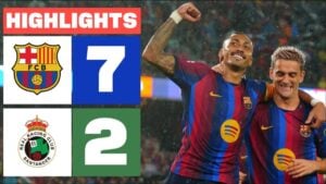 Barcelona vs Racing de Santander